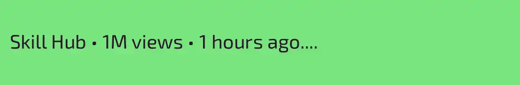 Skill Hub • 1M views • 1 hours ago



....